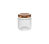 Brown Stainless Steel Lid with Dot Embossing, High Borosilicate Glass Storage Tank YD-STJ-178
