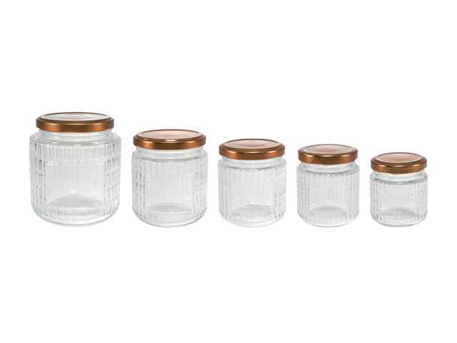 Brown Stainless Steel Lid with High Borosilicate Glass Storage Tank YD-SYJ-177