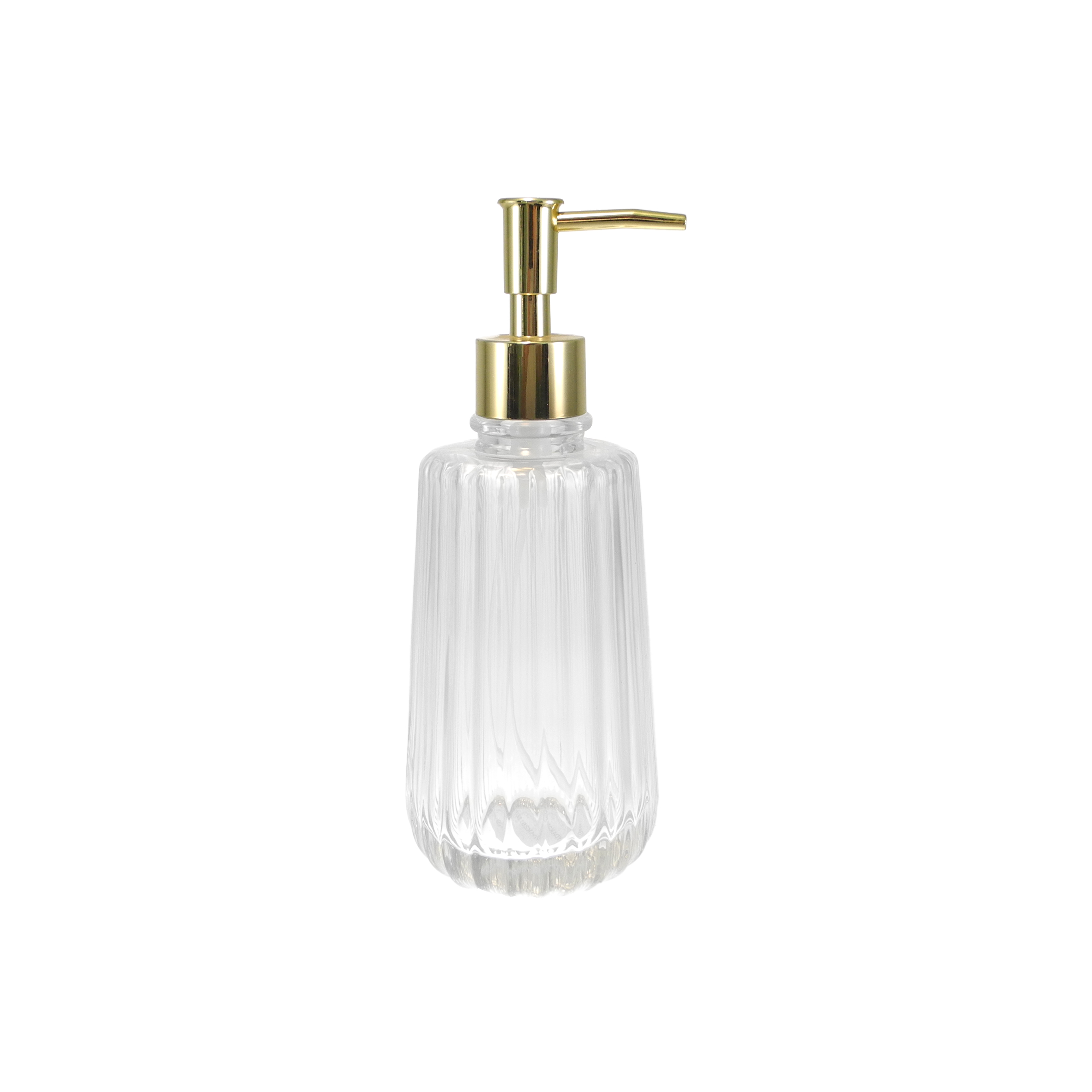 Transparent Vertical Striped Bathroom Bottle YD-BC-020
