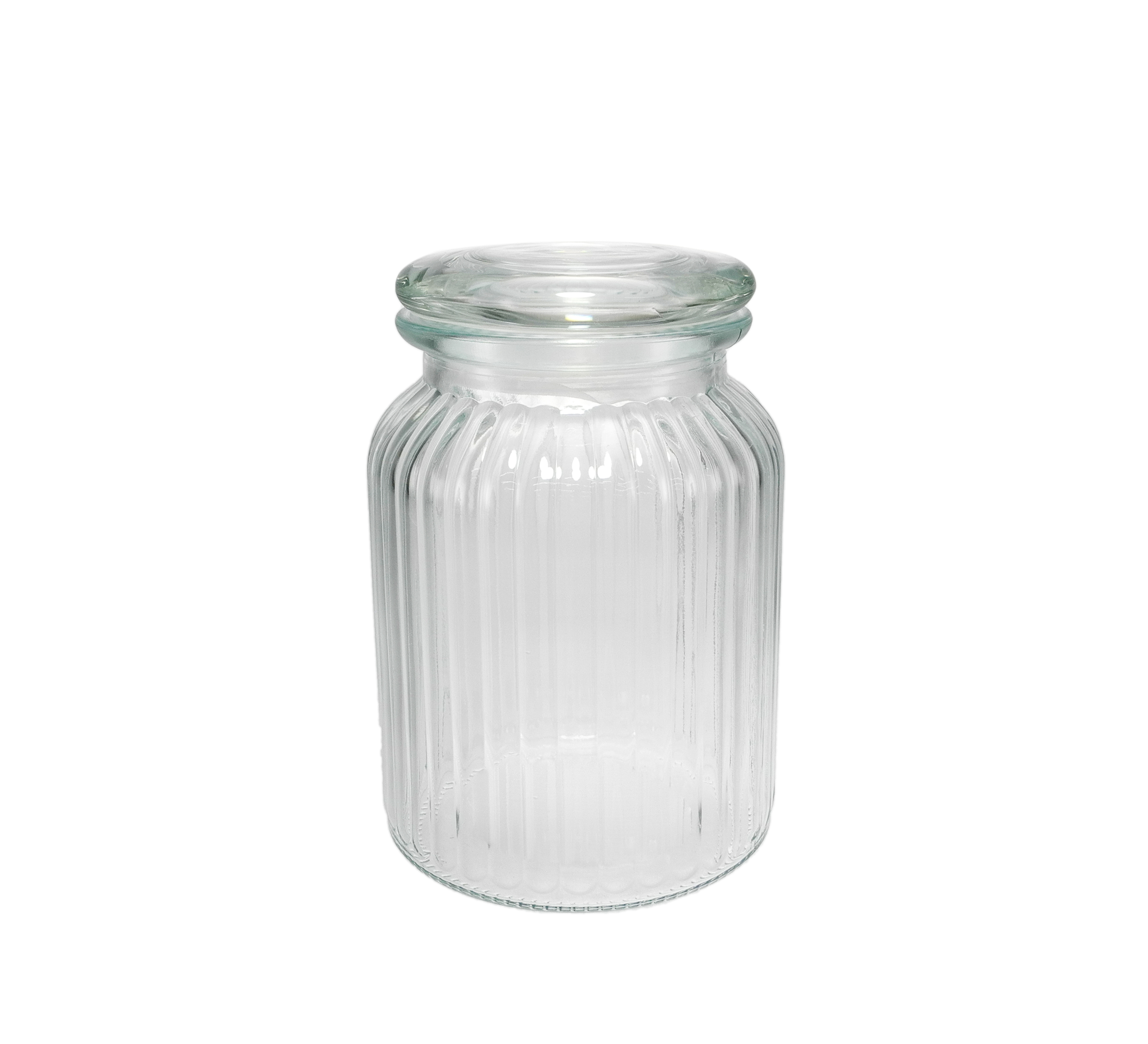 Different Material Lids for High Borosilicate Glass Storage Jars YD-STJ-186