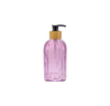 Pink Vertical Striped Bathroom Bottle YD-BC-026