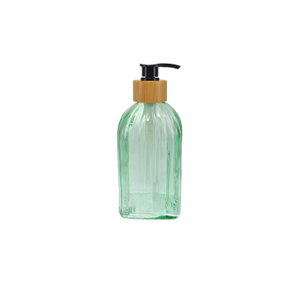 Green Vertical Striped Bathroom Bottle YD-BC-027