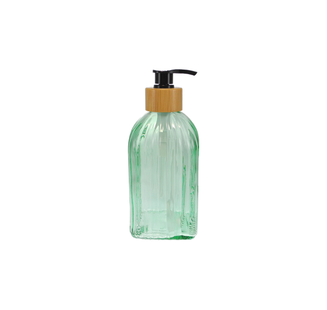 Green Vertical Striped Bathroom Bottle YD-BC-027