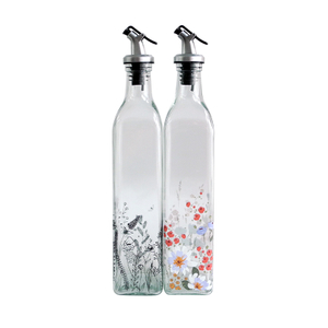 Flower Sticker Oil Bottle YD-OVB-022