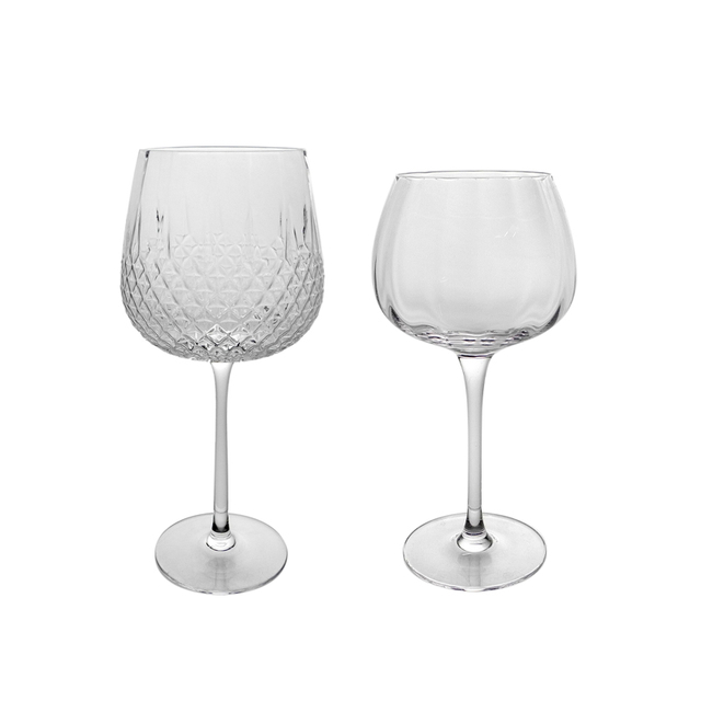 Embossed Textured Wine Glass YD-PTC-052