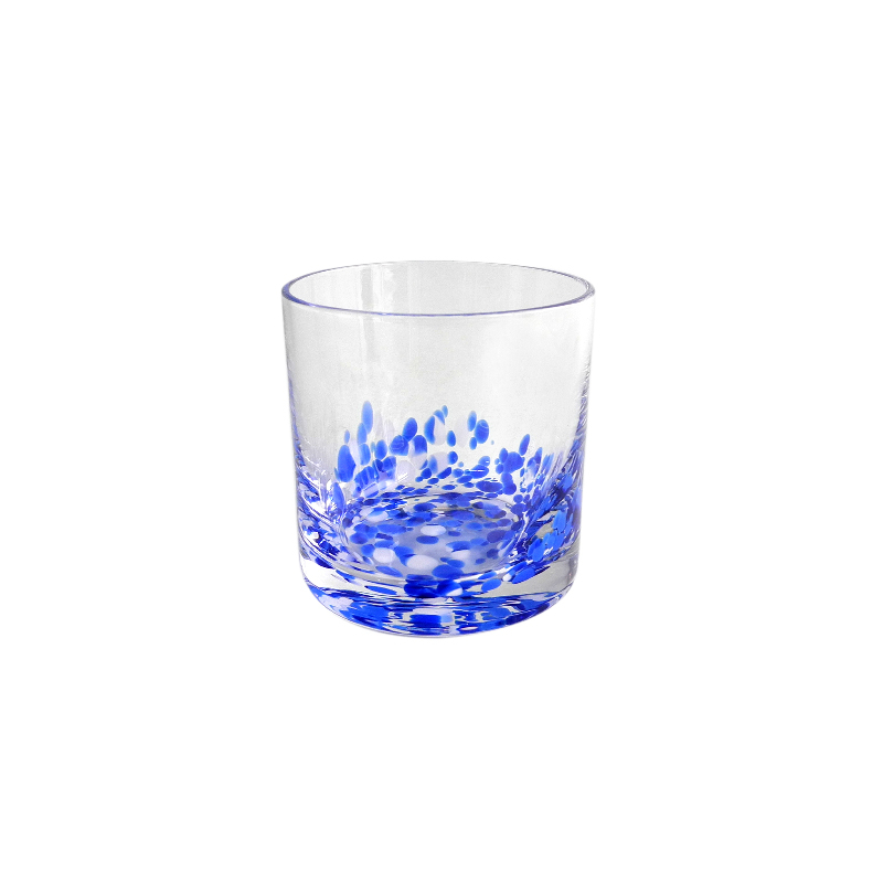 Blue Colored Glass Cup YD-CUP-073