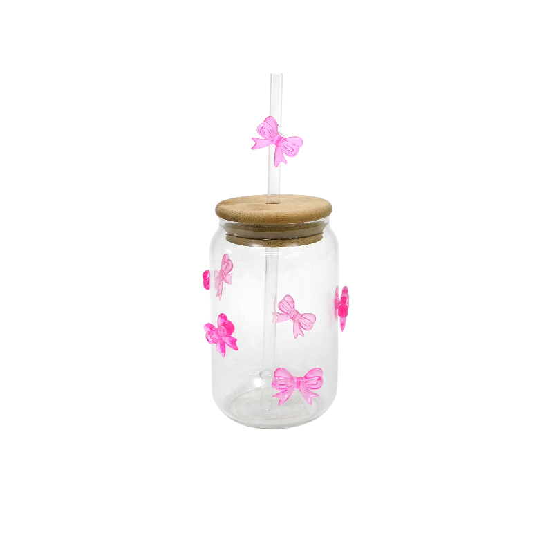 High Borosilicate Glass Straw Cup YD-CUP-080