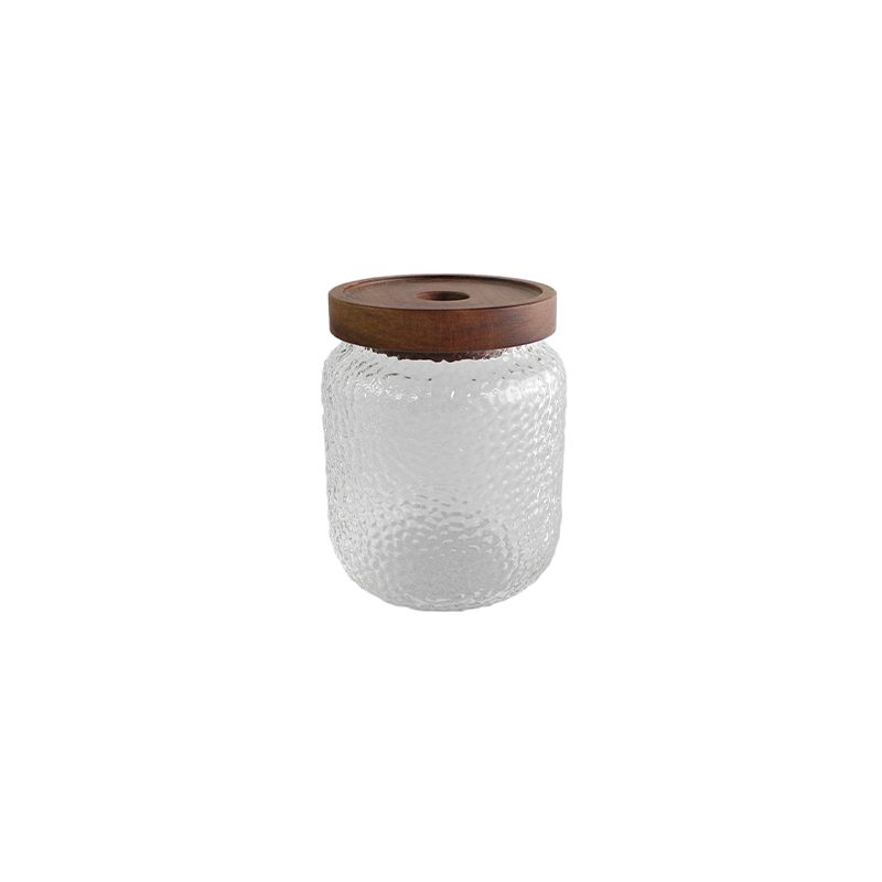 Textured High Borosilicate Storage Jar YD-STJ-040