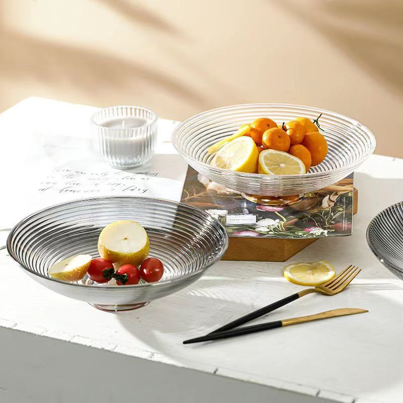 Stripe Glass Plate YD-GLSP-005