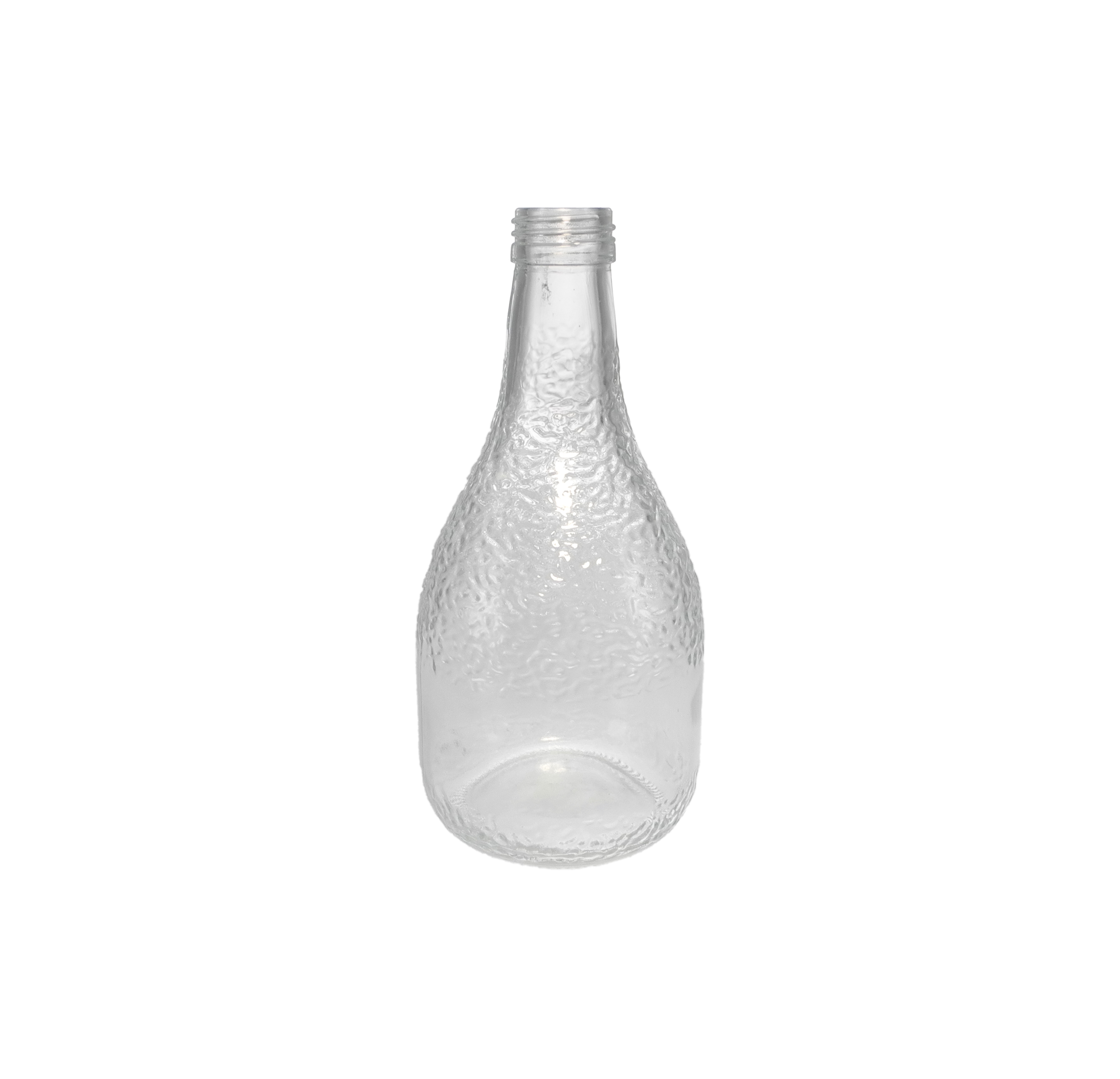 Small-mouthed Engraved-patterned Glass Bottle YD-BOT-024