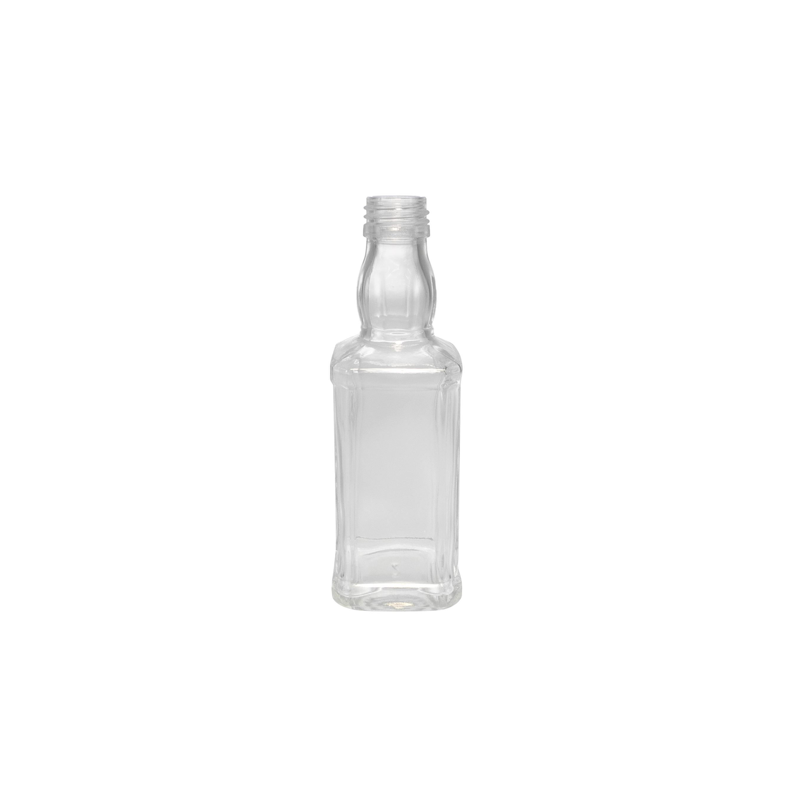 Square Bottle with A Round Neck Glass Bottle YD-BOT-023