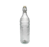 Transparent Relief Glass Stopper Bottle YD-BOT-047