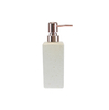 White Frosted Push-button Bathroom Bottle YD-BC-015