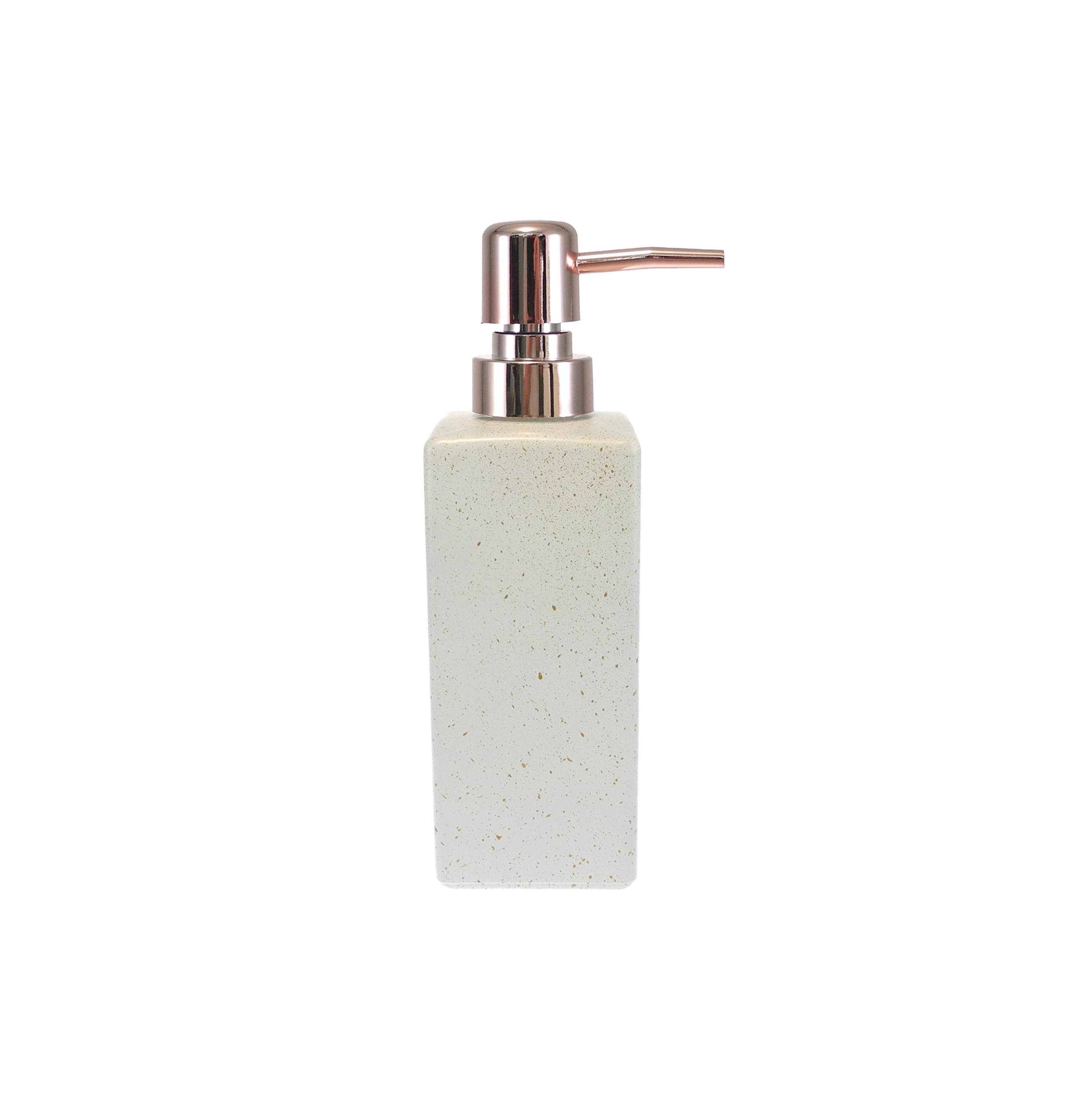 White Frosted Push-button Bathroom Bottle YD-BC-015