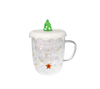 Christmas-themed Borosilicate Glass Cup YD-CPU-105