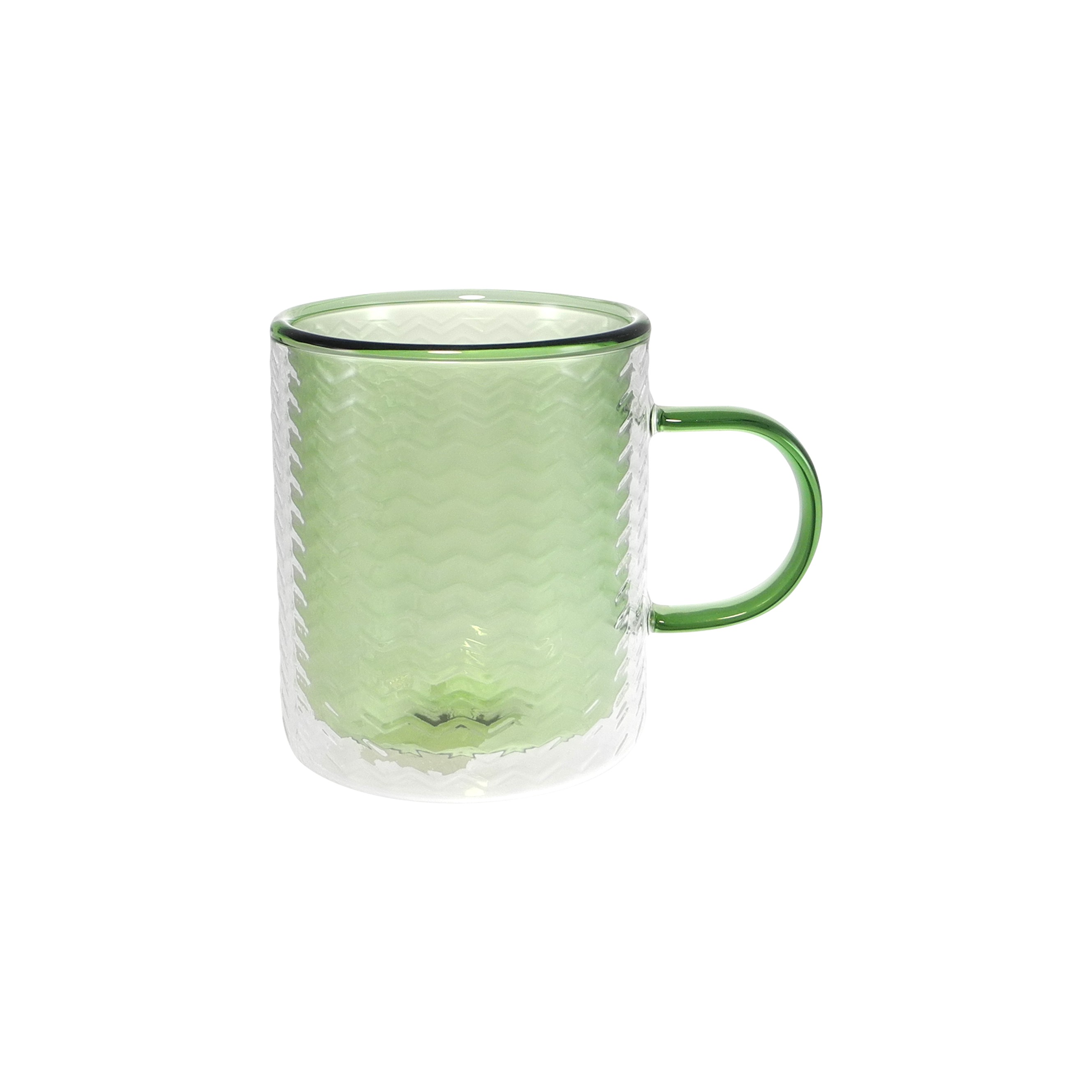 External Cup with Decorative Patterns Made of Double-layer High Borosilicate Glass YD-CPU-107