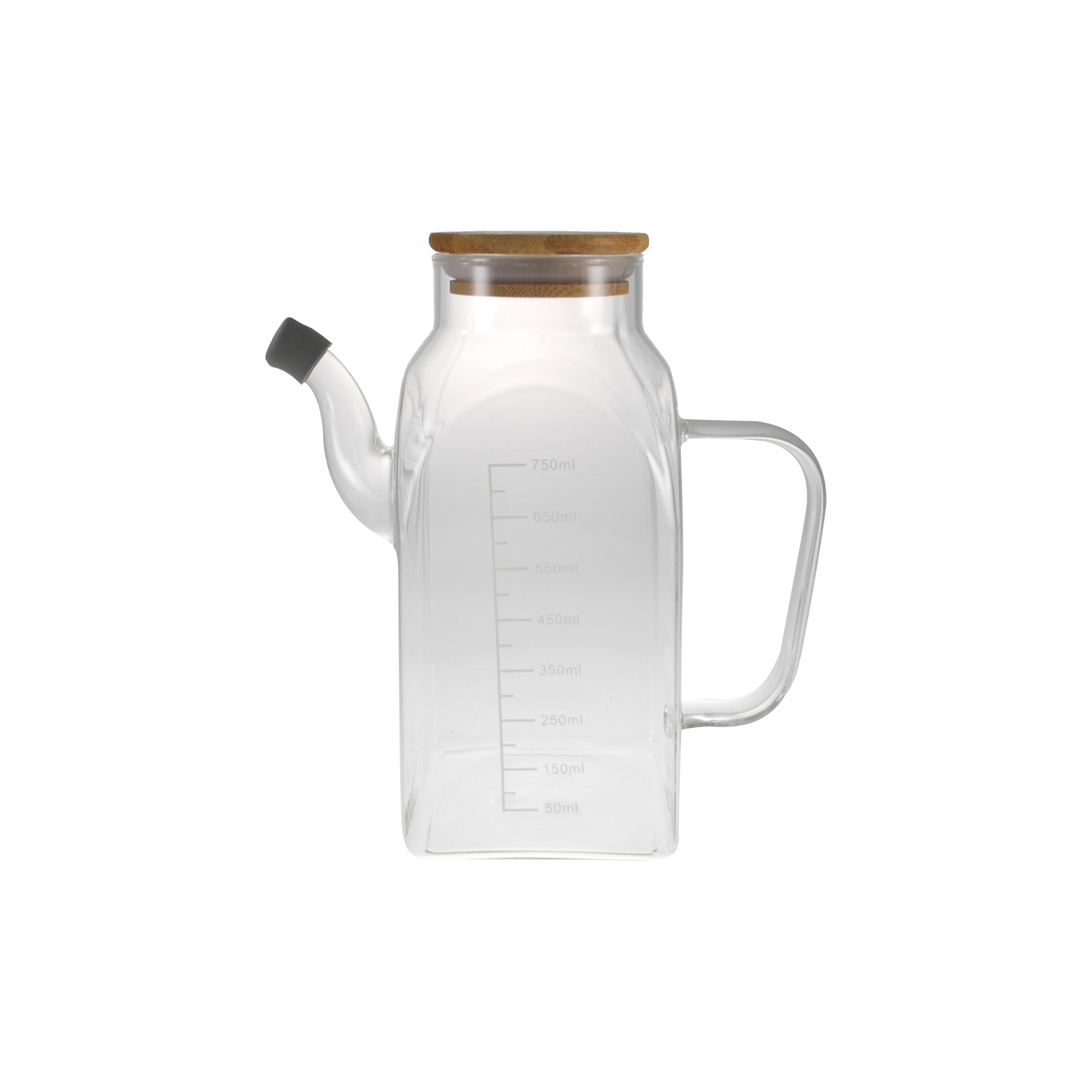 Polished Surface Scale Line High Borosilicate Glass Kettle YD-KEL-003