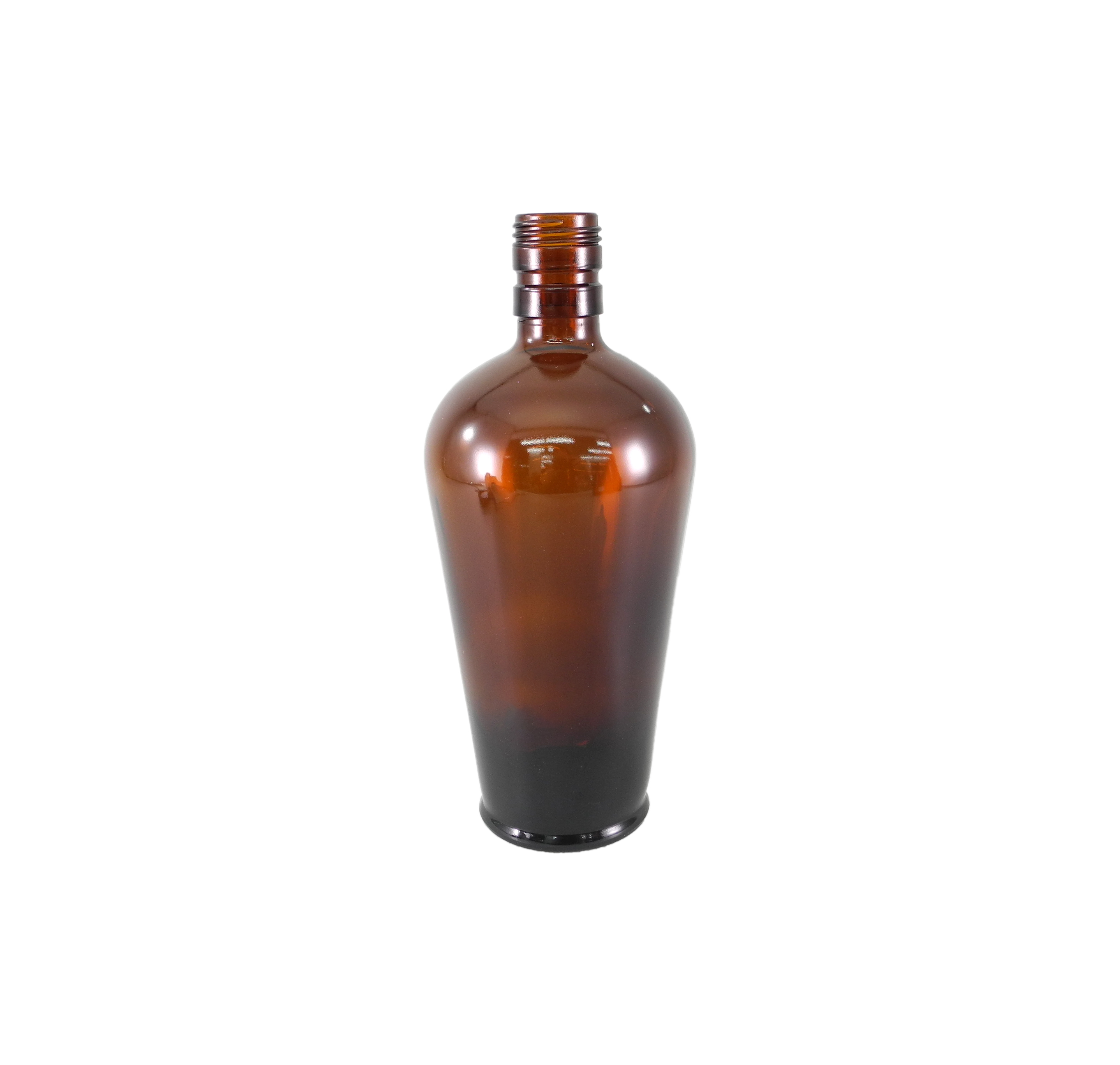 Special-shaped High-transparency Smooth-surfaced Glass Wine Bottle YD-BOW-012