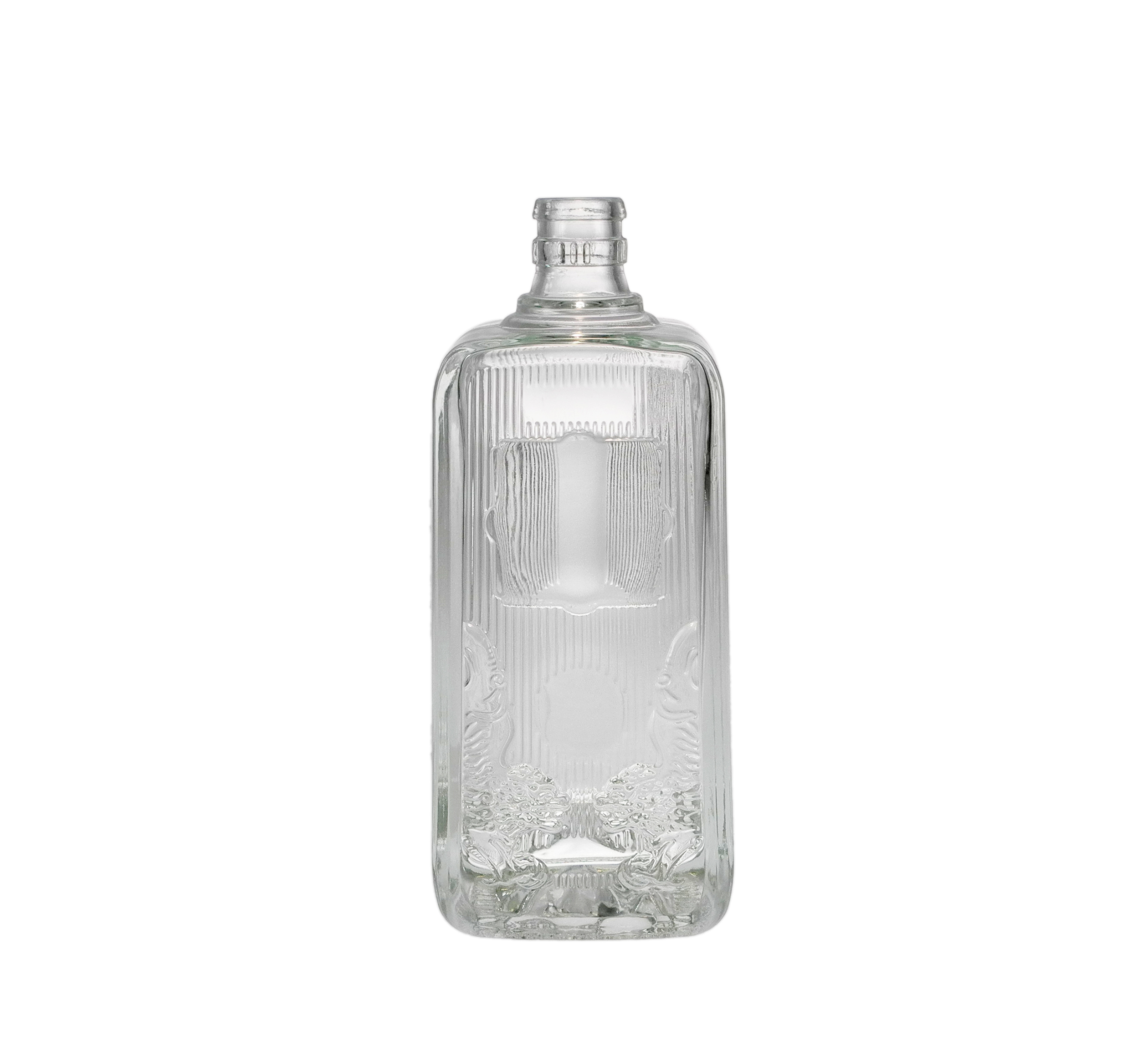 Transparent Glass Wine Bottle YD-BOW-017