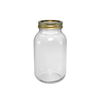 Polished Cylindrical High-boron-silica Glass Storage Jar YD-STJ-125