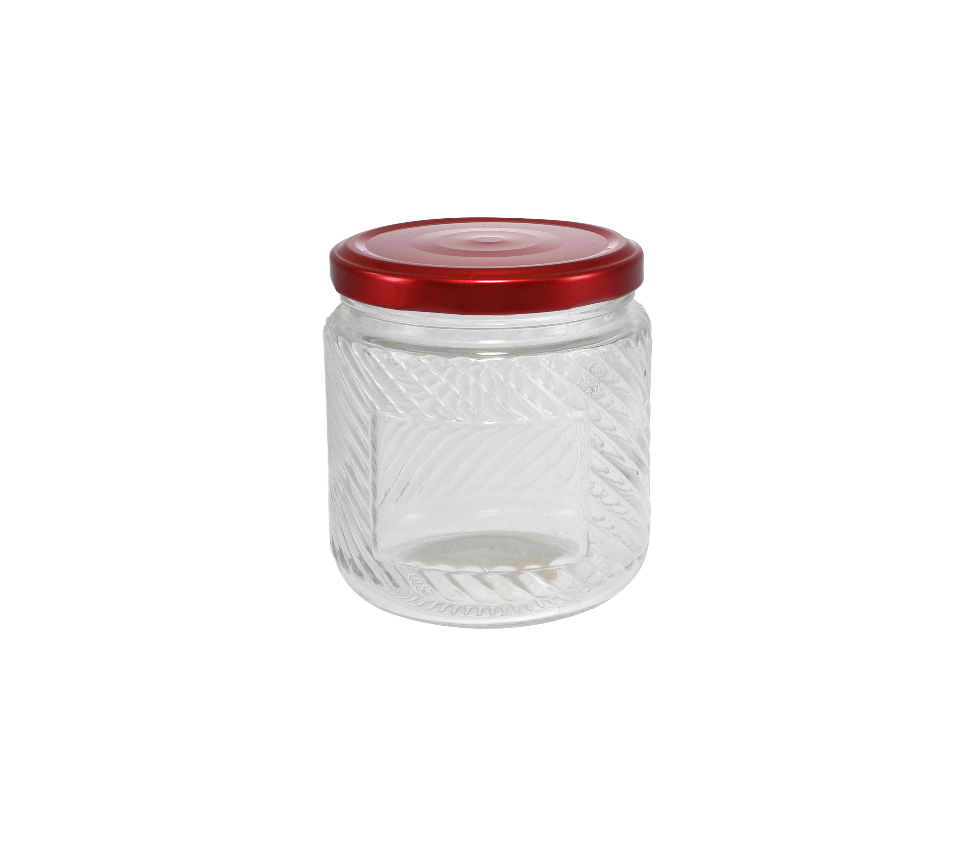 External Relief I Pattern Brown Stainless Steel Cover High Borosilicate Glass Storage Tank YD-STJ-176