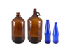 Dark Brown And Blue Glass Bottles YD-BOT-034