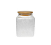 Dot-relief High Borosilicate Glass Storage Jar YD-STJ-086