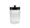Different Material Lids for High Borosilicate Glass Storage Jars YD-STJ-186