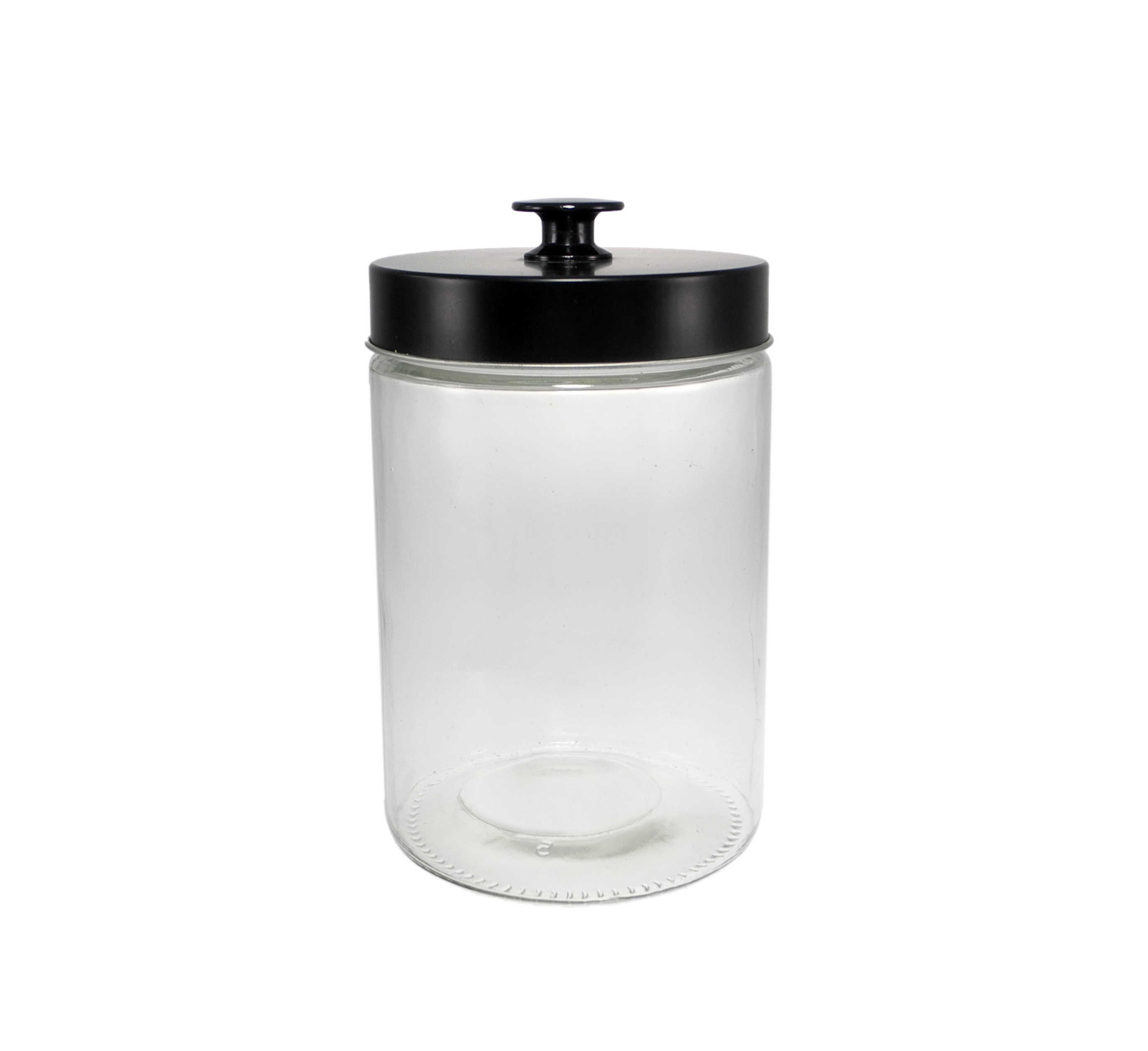 Different Material Lids for High Borosilicate Glass Storage Jars YD-STJ-186