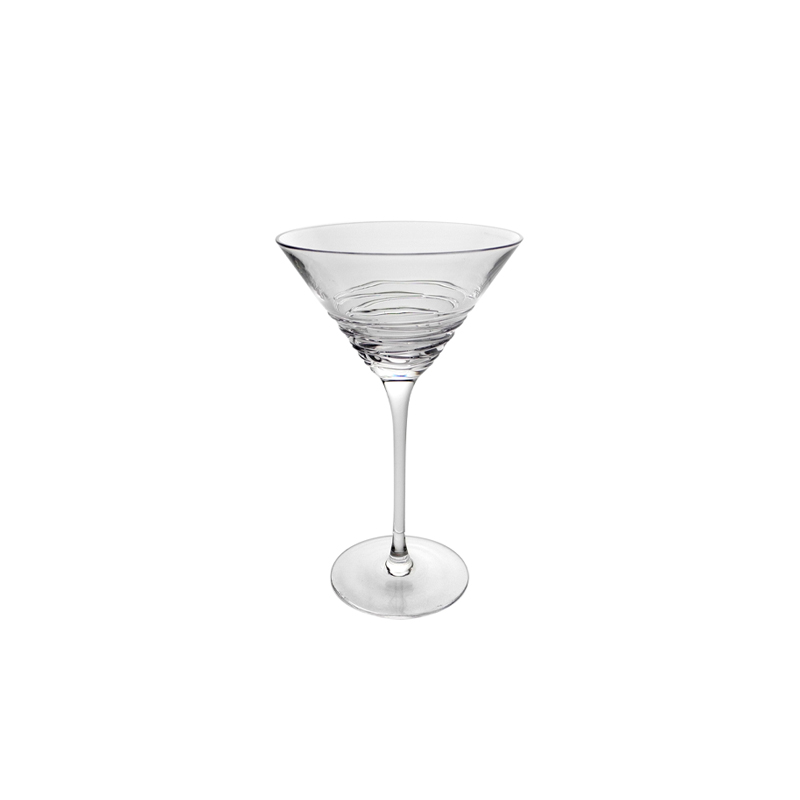 Transparent Triangular Cocktail Glass YD-PTC-049