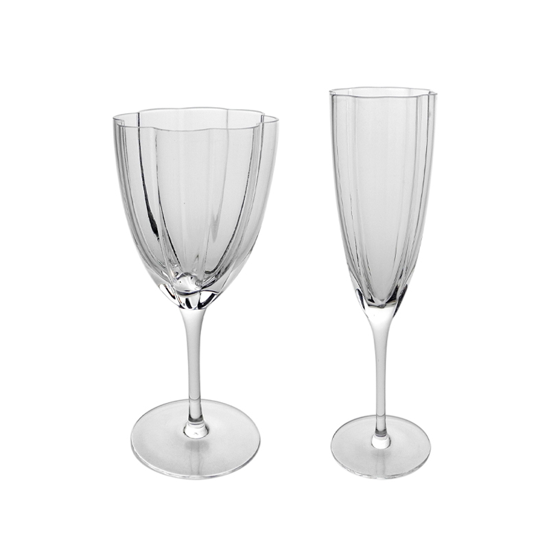 Lace Pattern Wine Glass YD-PTC-056
