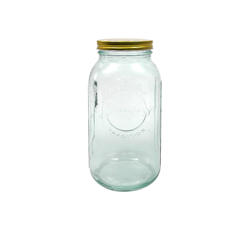Colored Glass Storage Jar YD-STJ-042