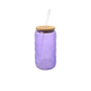 Textured Spray-colored Glass Straw Cup YD-CUP-082