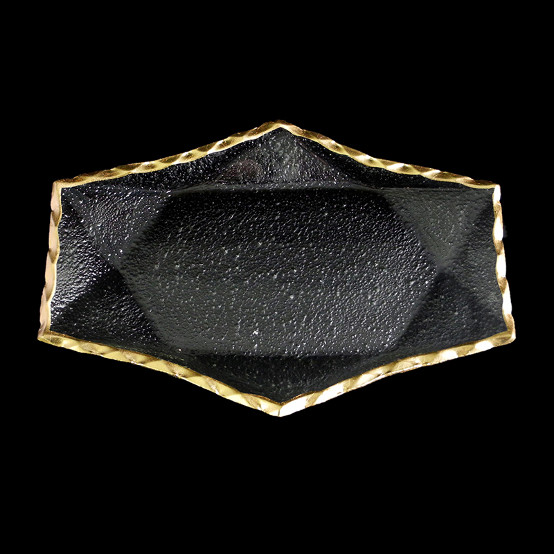 Hexagonal Gold-painted Hot Bending Plate YD-HBP-009