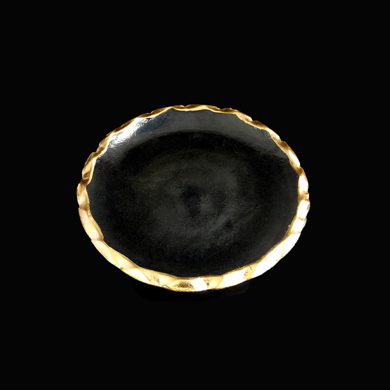Round Gold-painted Hot Bending Plate YD-HBP-036