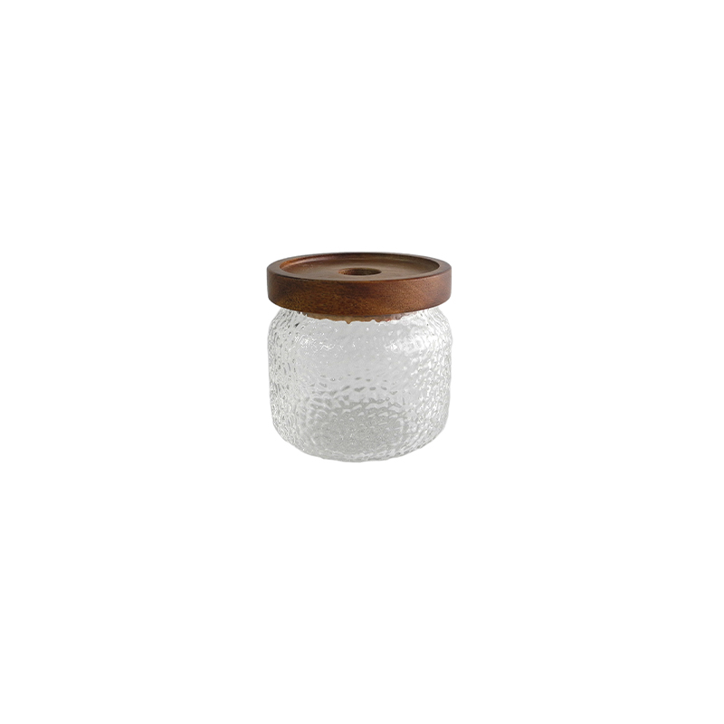 Textured High Borosilicate Storage Jar YD-STJ-040