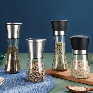 Rotatable Salt And Pepper Glass Bottle YD-SPB-002