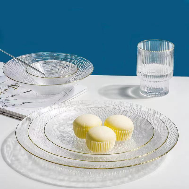 Phnom Penh Glass Plate YD-GLSP-004