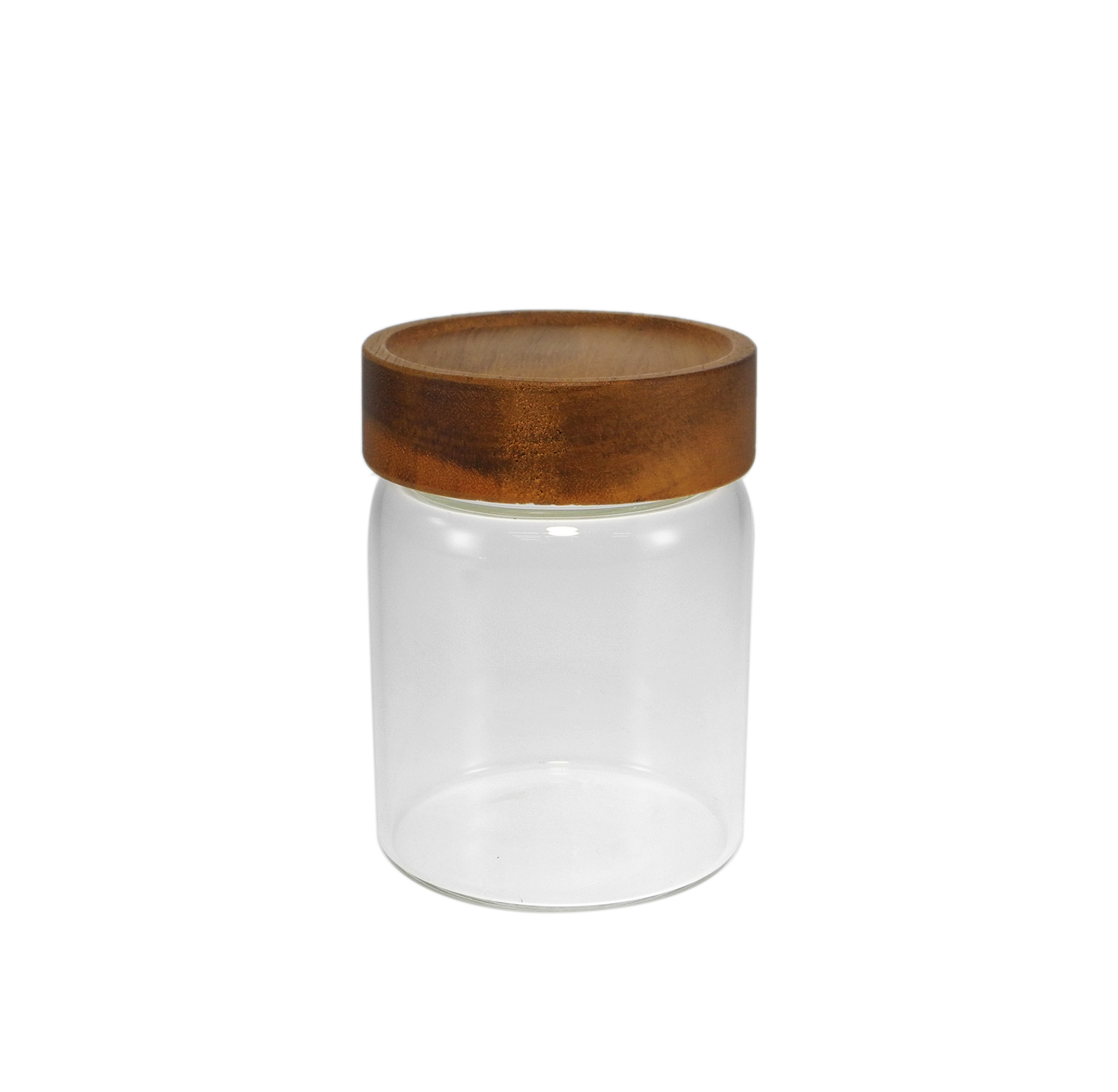Cylindrical Polished High Borosilicate Glass Storage Jar YD-STJ-107