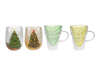 Christmas Tree Double-tiered Borosilicate Glass Cups YD-CPU-103