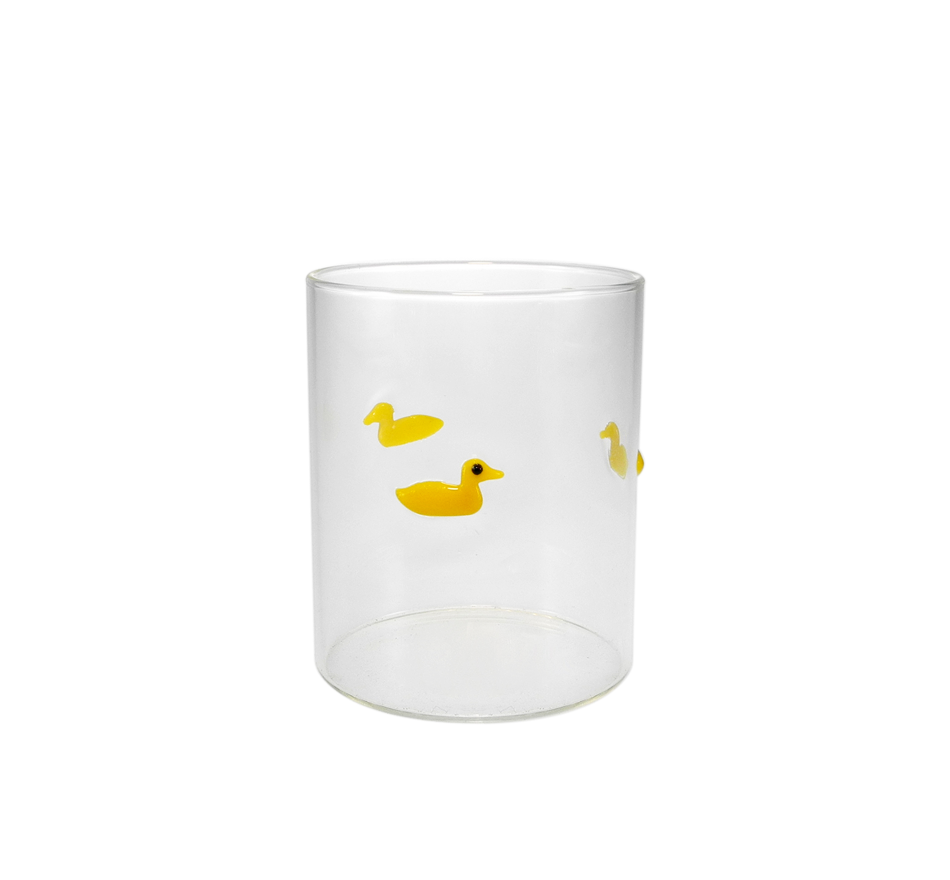 External Small Animal Sticker Glass Cup Made of High Borosilicate Glass YD-CPU-114
