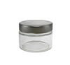 Small-sized Silver Stainless Steel Lid for High Borosilicate Glass Storage Jar YD-STJ-151