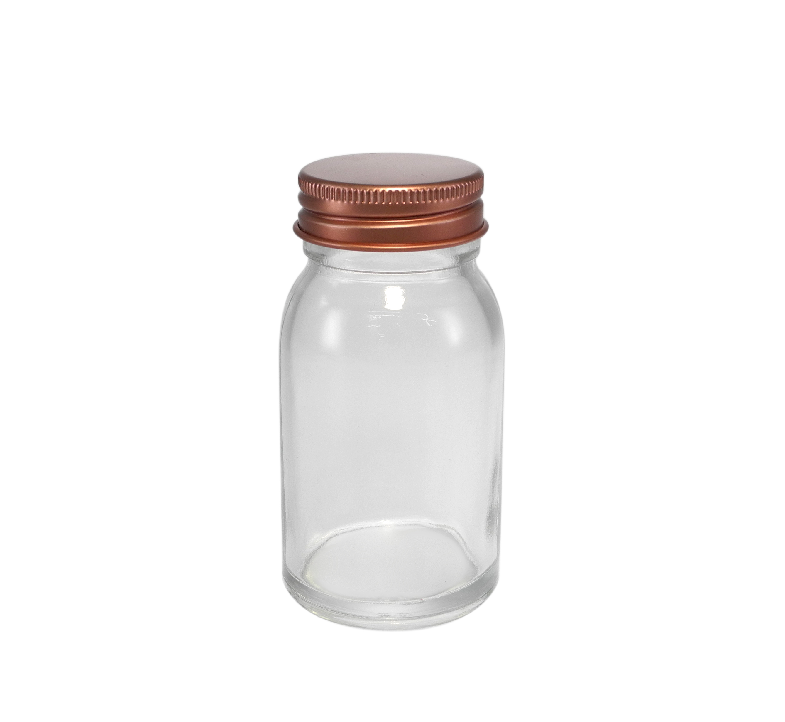 Different Colored Stainless Steel Lids for High Borosilicate Glass Storage Jars YD-STJ-154