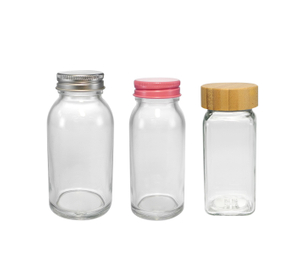 Storage Jars Made of High-boron-silica Glass with Different Colored Lids YD-STJ-153