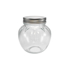 A Strawberry-shaped Silver Stainless Steel Lid for A High-boron-silica Glass Storage Jar YD-STJ-143