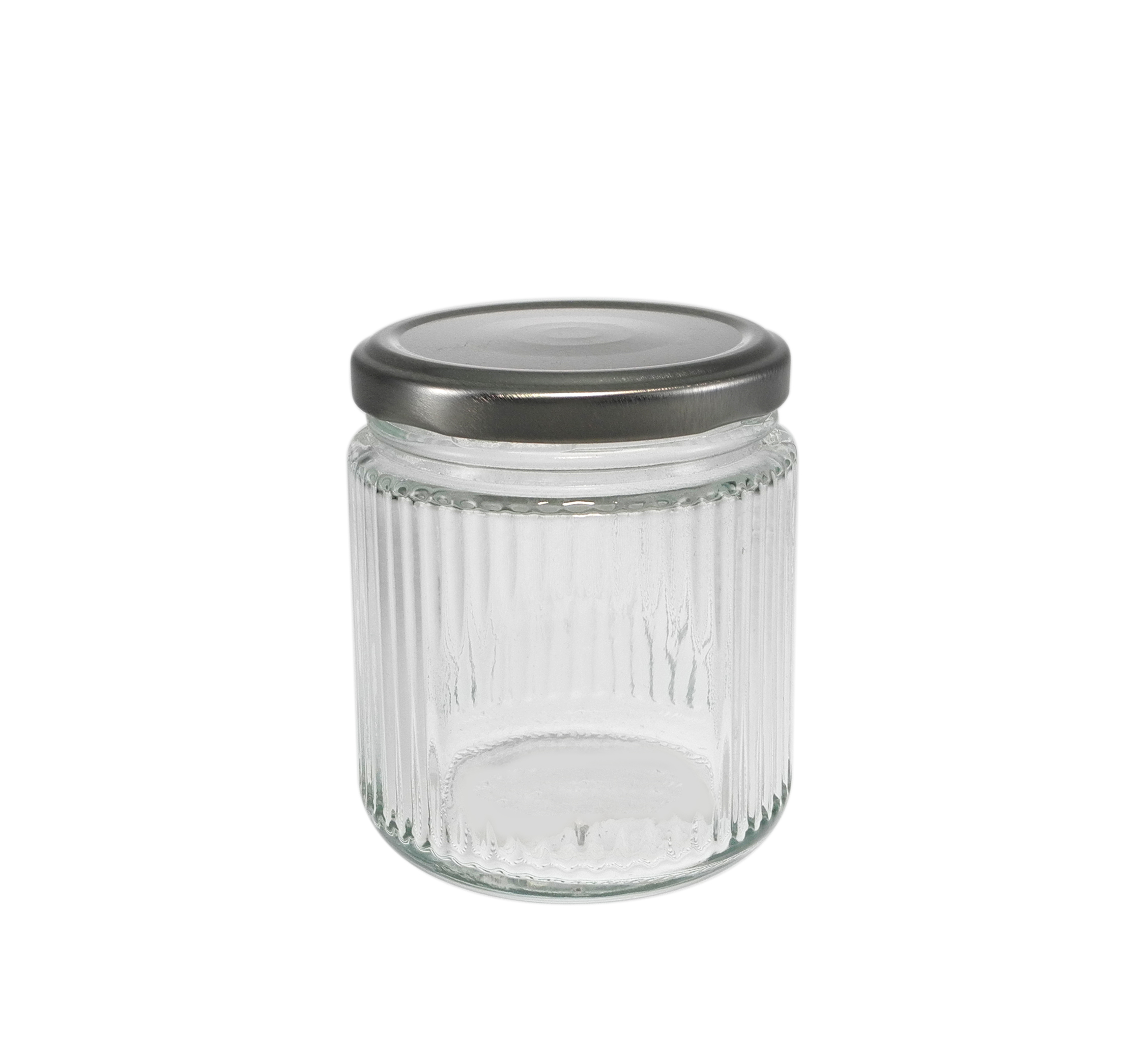 Vertical Striped Stainless Steel Lid for High Borosilicate Glass Storage Tank YD-STJ-146