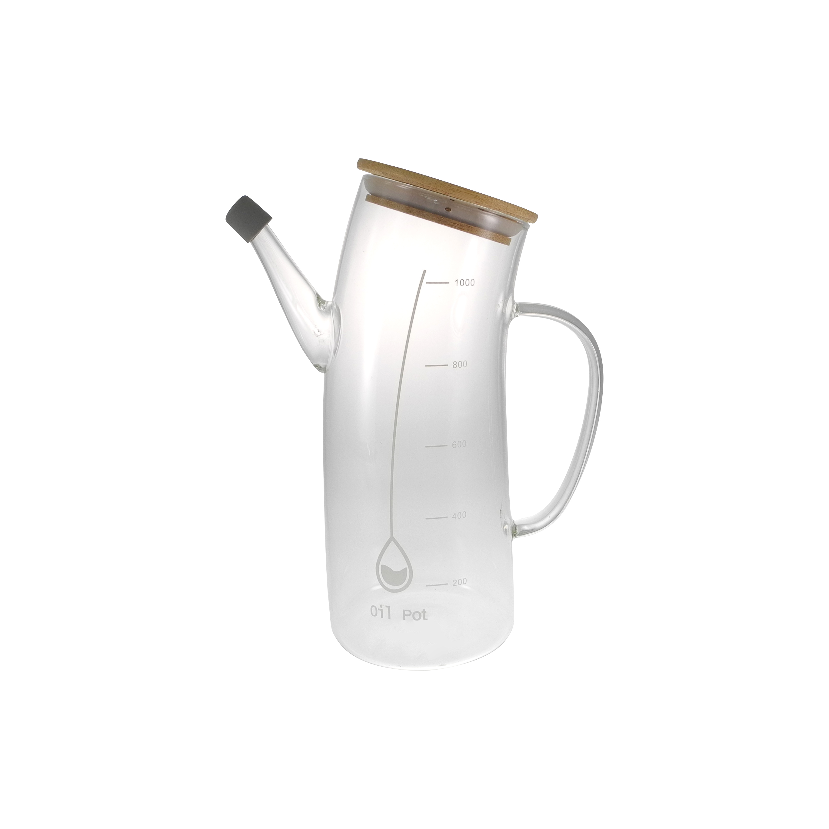 Scale Line High Borosilicate Glass Kettle YD-KEL-002