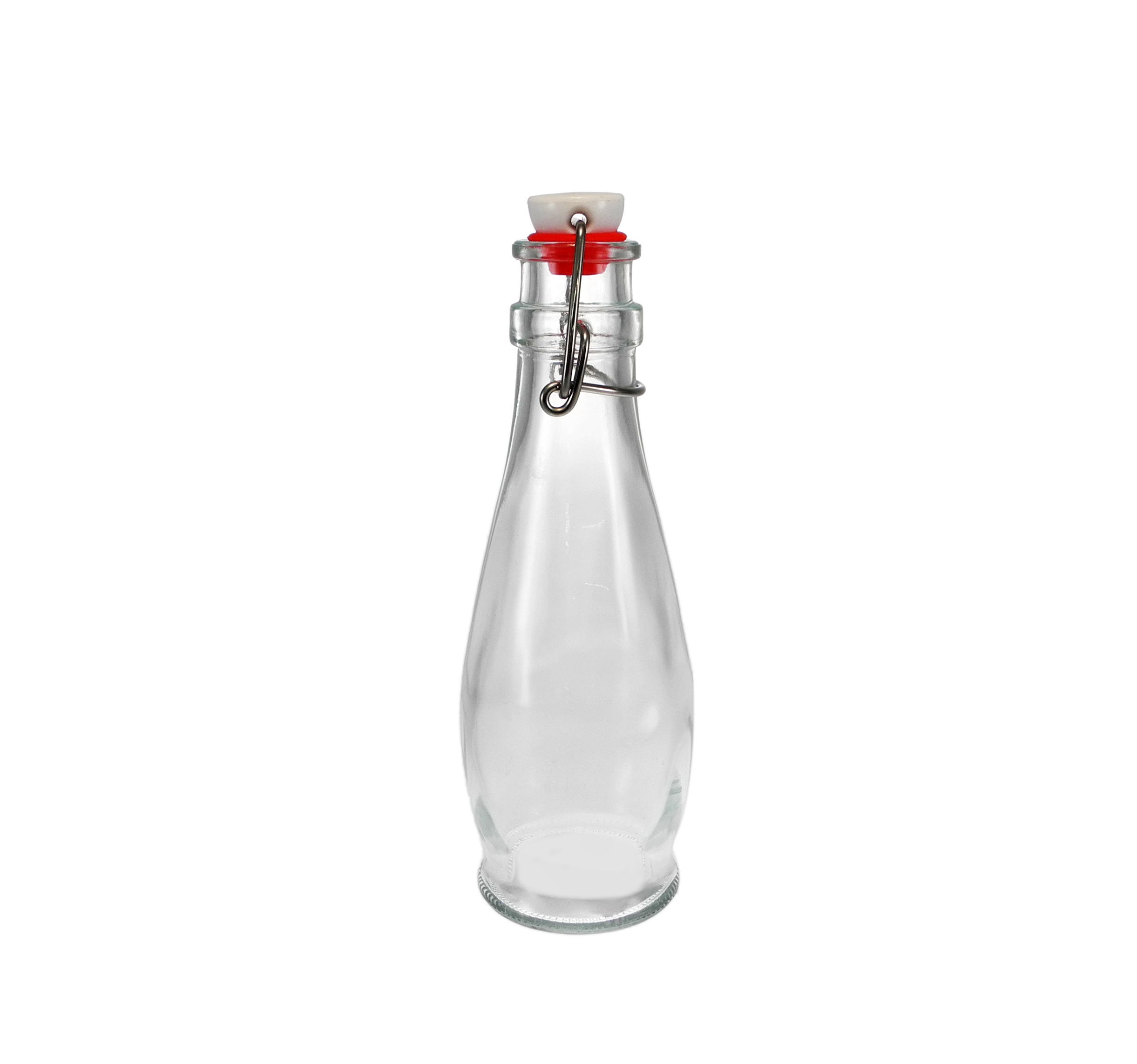 Transparent Glossy Flat-etched Glass Stopper Bottle YD-BOT-039