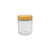 Large-mouth Wooden Lid High Borosilicate Glass Storage Jar YD-STJ-162