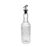 Relief Transparent Glass Balsamic Vinegar Bottle YD-VOB-040